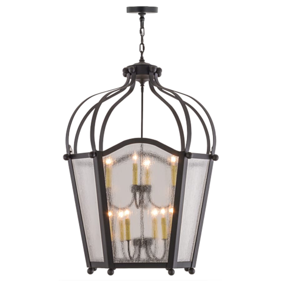 Meyda Tiffany Citadel 10 Light 33" Wide Taper Candle Pendant