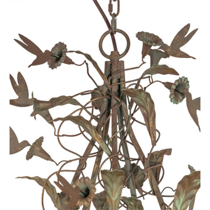 Meyda Tiffany Le Printemps 15 Light 60" Wide Taper Candle Style Chandelier