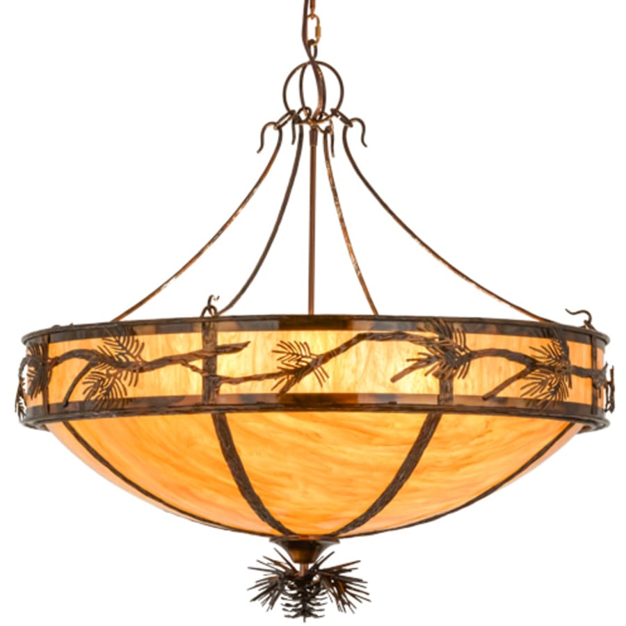 Meyda Tiffany Lone Pine 8 Light 37" Wide Pendant