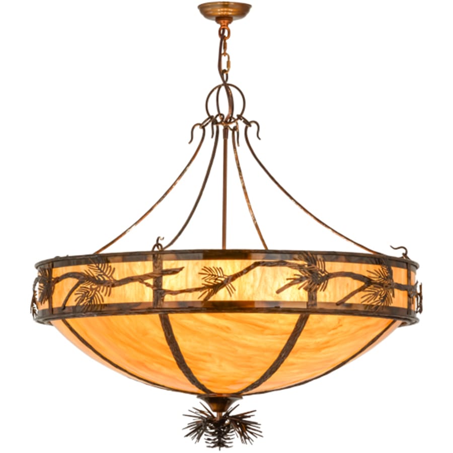 Meyda Tiffany Lone Pine 8 Light 37" Wide Pendant