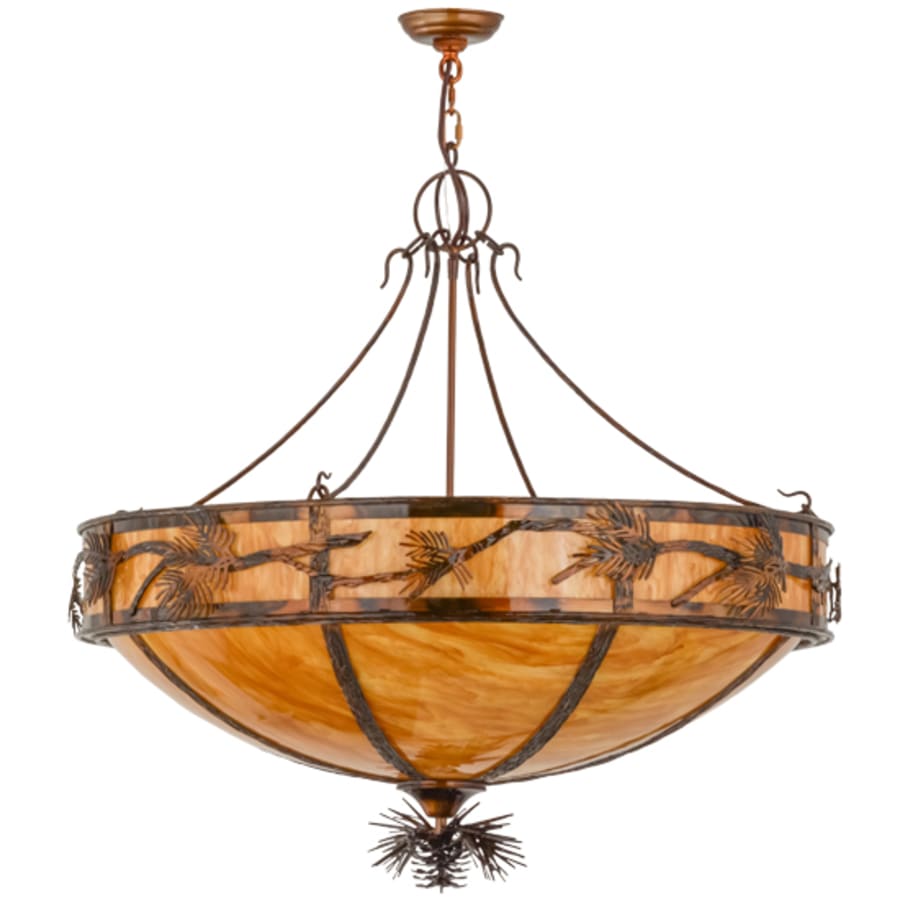 Meyda Tiffany Lone Pine 8 Light 37" Wide Pendant