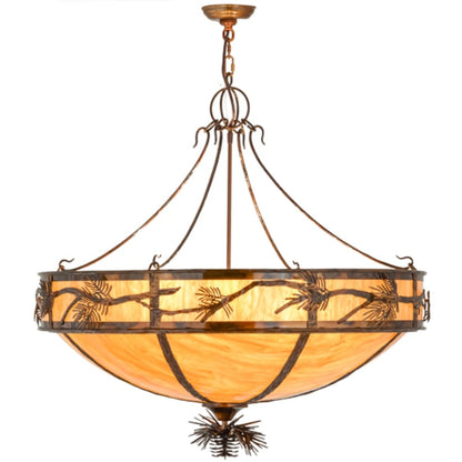 Meyda Tiffany Lone Pine 8 Light 37" Wide Pendant