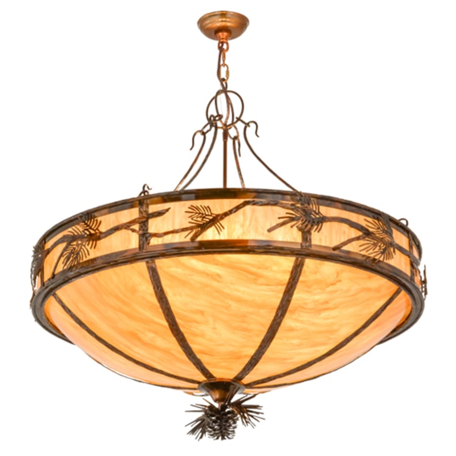 Meyda Tiffany Lone Pine 8 Light 37" Wide Pendant