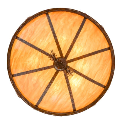 Meyda Tiffany Lone Pine 8 Light 37" Wide Pendant