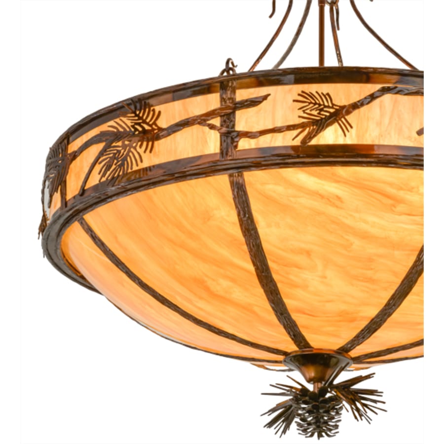 Meyda Tiffany Lone Pine 8 Light 37" Wide Pendant