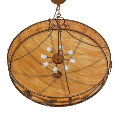 Meyda Tiffany Lone Pine 8 Light 37" Wide Pendant