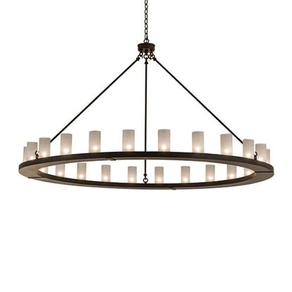 Meyda Tiffany Loxley 24 Light 72" Wide Ring Chandelier