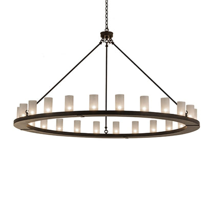 Meyda Tiffany Loxley 24 Light 72" Wide Ring Chandelier
