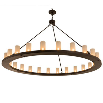 Meyda Tiffany Loxley 24 Light 72" Wide Ring Chandelier