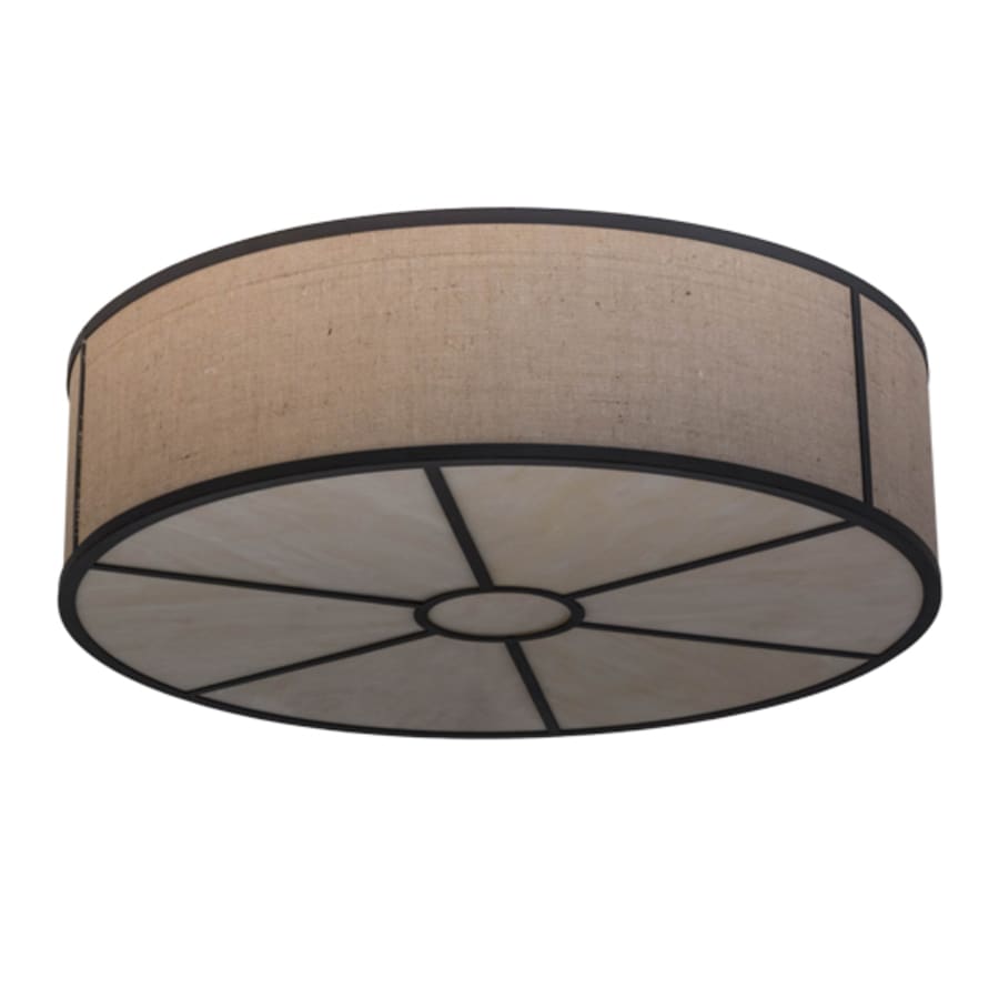 Meyda Tiffany Cilindro 6 Light 36" Wide Flush Mount Drum Ceiling Fixture
