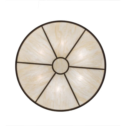 Meyda Tiffany Cilindro 6 Light 36" Wide Flush Mount Drum Ceiling Fixture