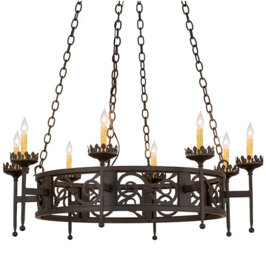 Meyda Tiffany Majella 8 Light 42" Wide Taper Candle Style Chandelier