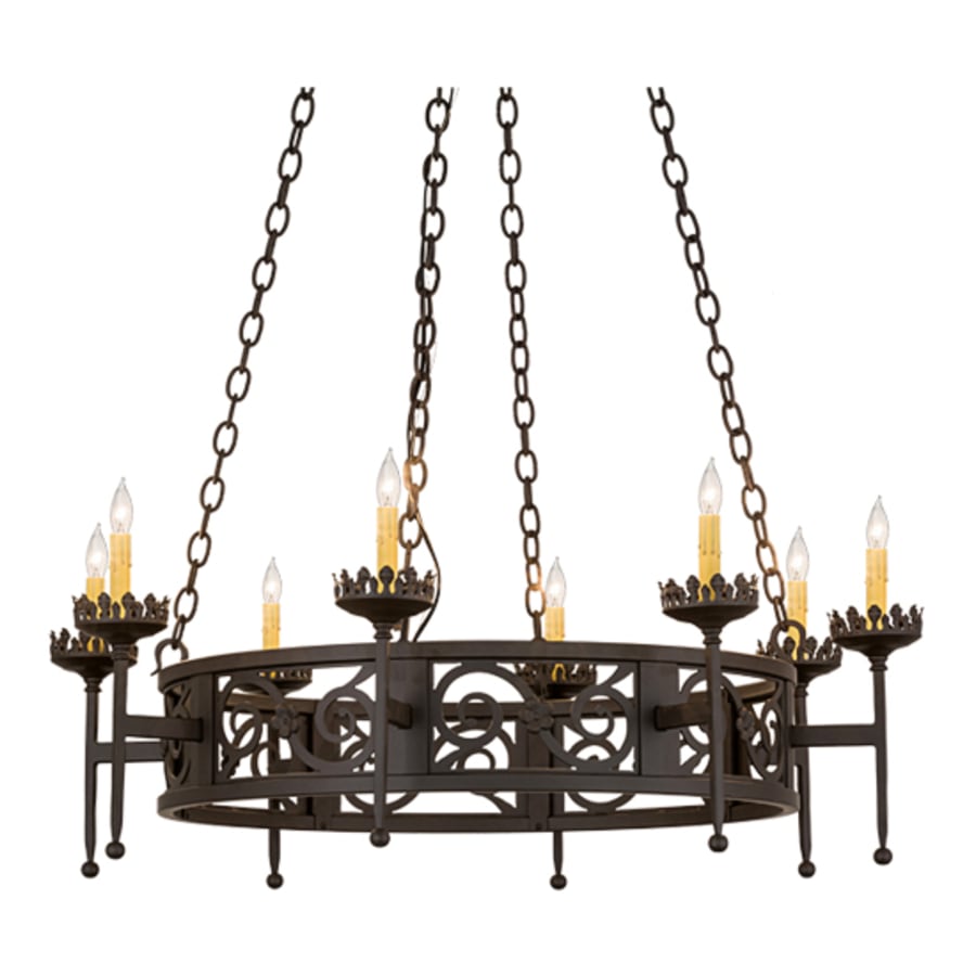 Meyda Tiffany Majella 8 Light 42" Wide Taper Candle Style Chandelier