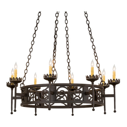 Meyda Tiffany Majella 8 Light 42" Wide Taper Candle Style Chandelier