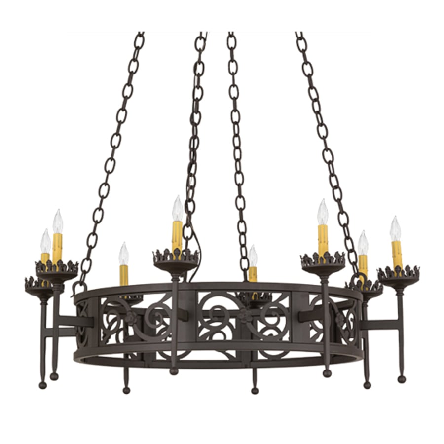 Meyda Tiffany Majella 8 Light 42" Wide Taper Candle Style Chandelier