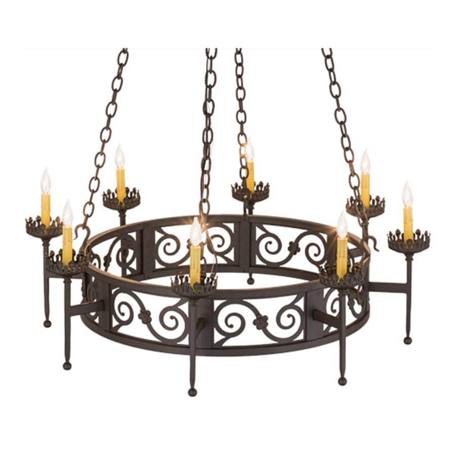 Meyda Tiffany Majella 8 Light 42" Wide Taper Candle Style Chandelier