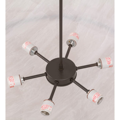 Meyda Tiffany Ceres 6 Light 50" Wide Semi-Flush Bowl Ceiling Fixture - Timeless Bronze Finish