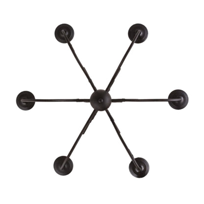 Meyda Tiffany Jenna 6 Light 36" Wide Taper Candle Style Chandelier