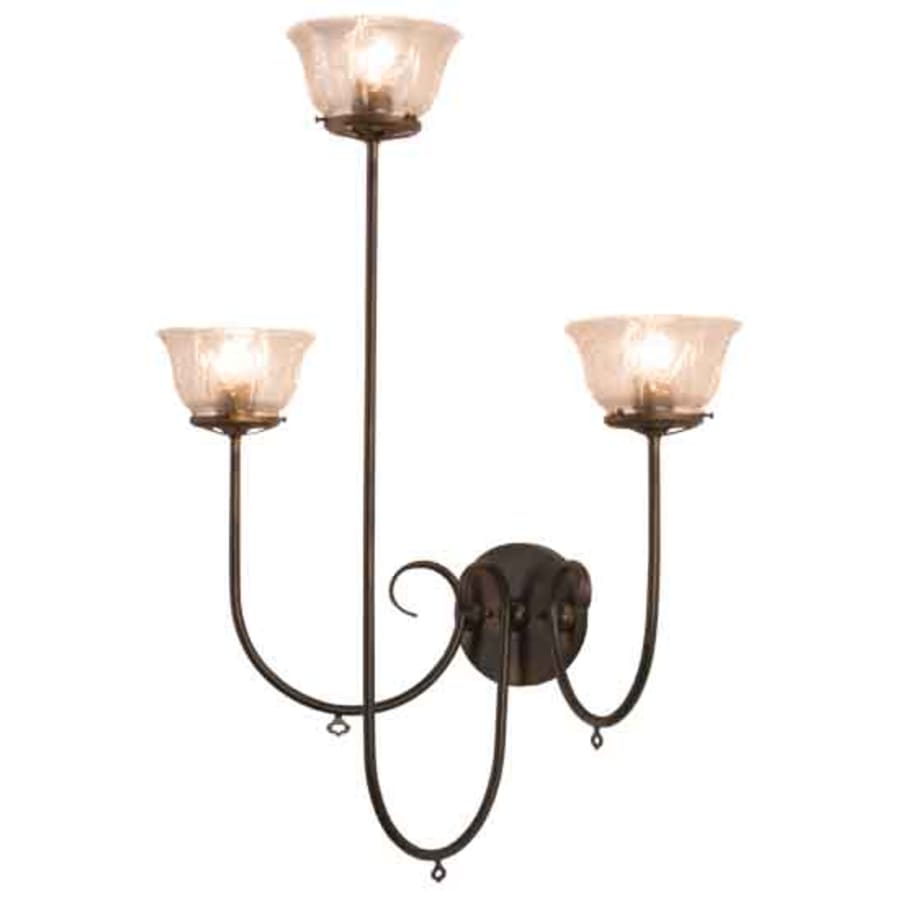 Meyda Tiffany Perennial 3 Light 37" Tall Wall Sconce