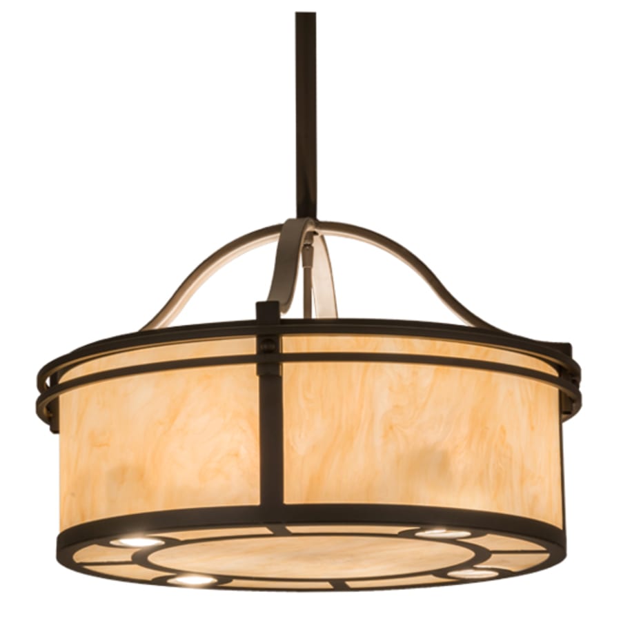 Meyda Tiffany Sargent 4 Light 24" Wide Pendant