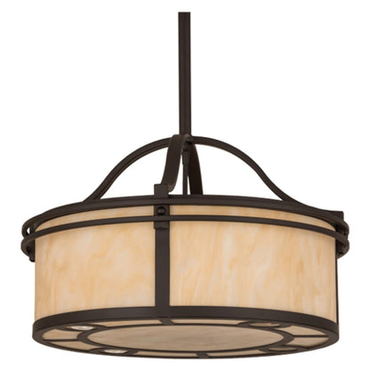 Meyda Tiffany Sargent 4 Light 24" Wide Pendant
