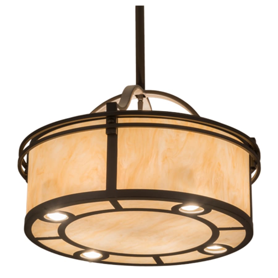 Meyda Tiffany Sargent 4 Light 24" Wide Pendant
