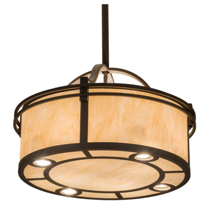 Meyda Tiffany Sargent 4 Light 24" Wide Pendant