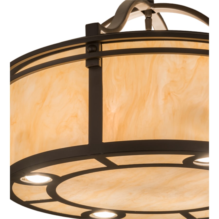 Meyda Tiffany Sargent 4 Light 24" Wide Pendant