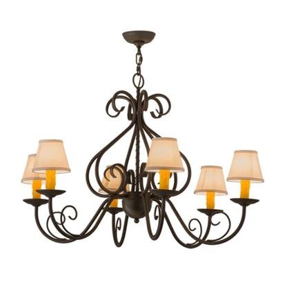 Meyda Tiffany Jenna 6 Light 37" Wide Chandelier