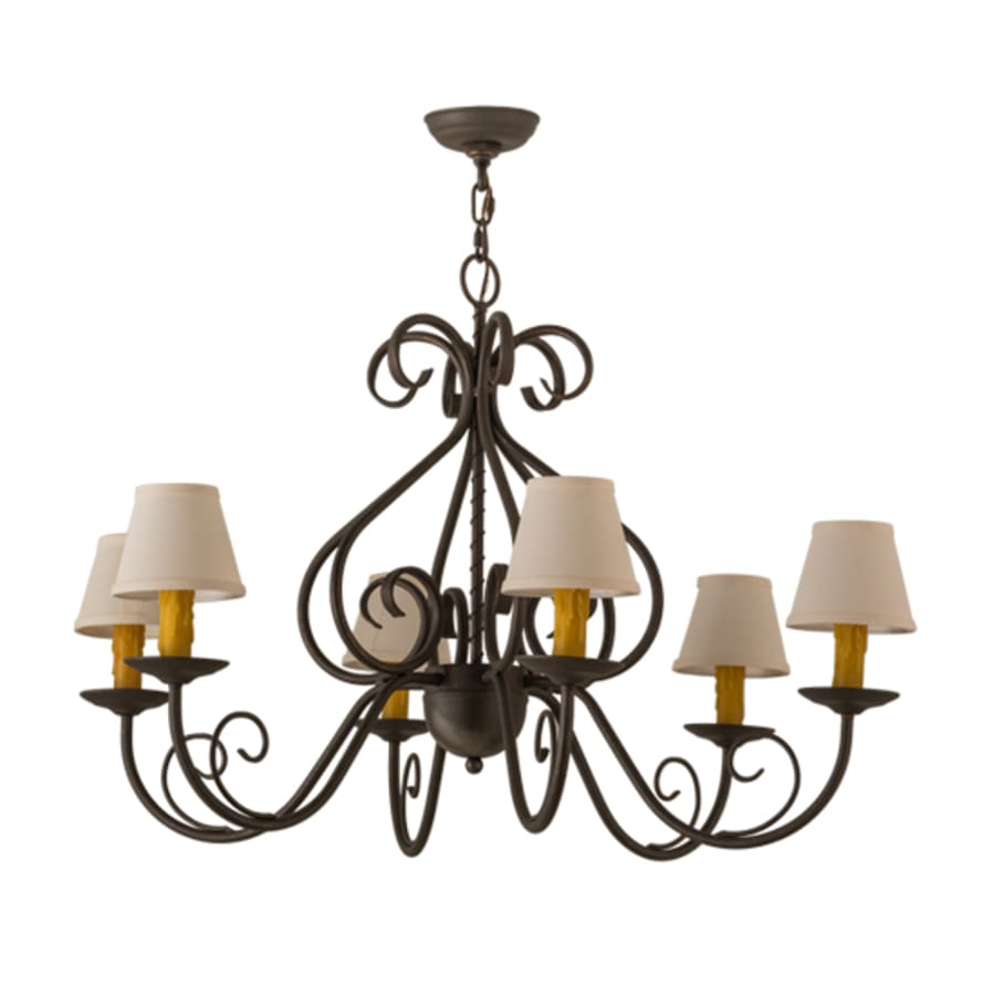 Meyda Tiffany Jenna 6 Light 37" Wide Chandelier