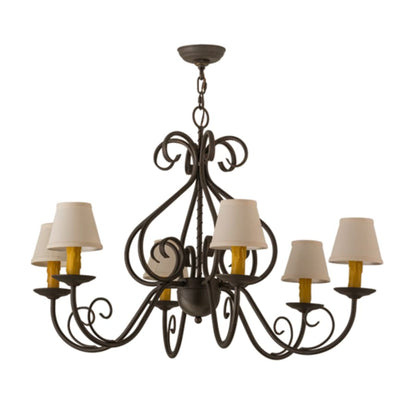 Meyda Tiffany Jenna 6 Light 37" Wide Chandelier