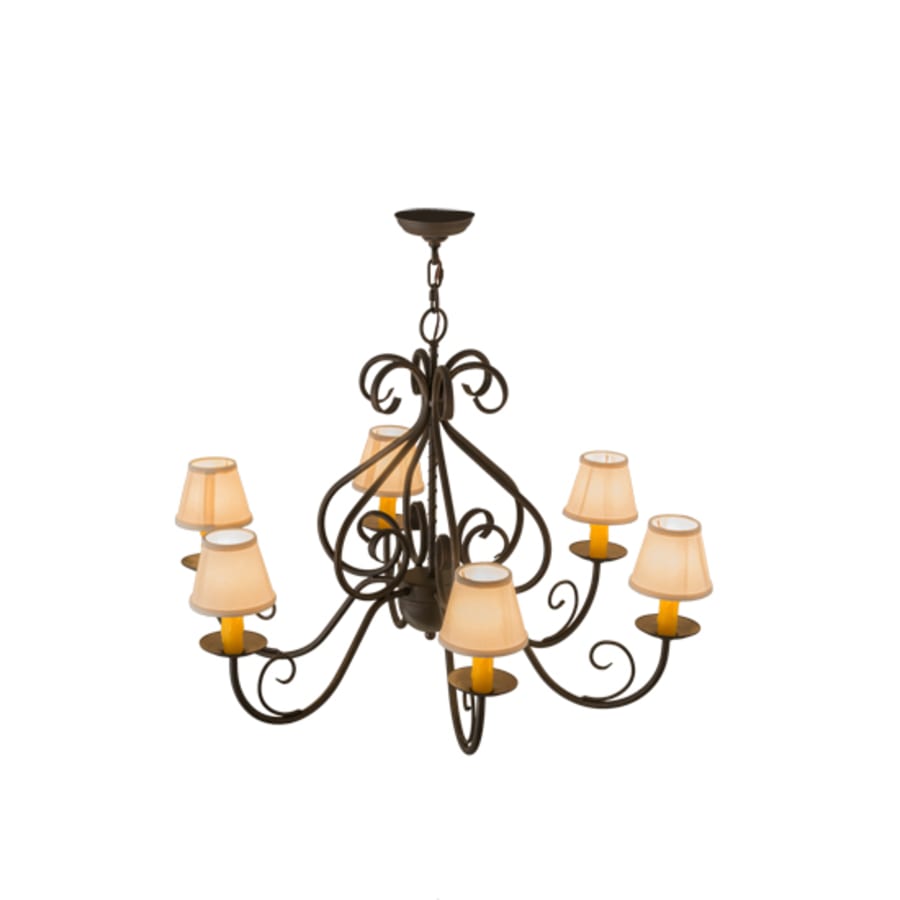Meyda Tiffany Jenna 6 Light 37" Wide Chandelier