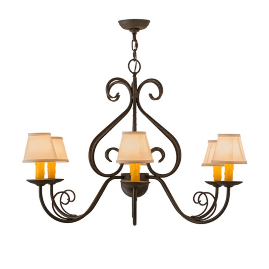 Meyda Tiffany Jenna 6 Light 37" Wide Chandelier