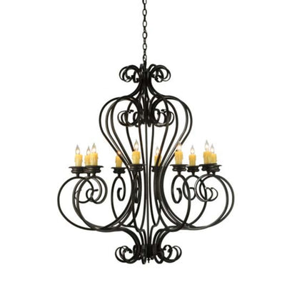 Meyda Tiffany Fernando 10 Light 42" Wide Taper Candle Style Chandelier