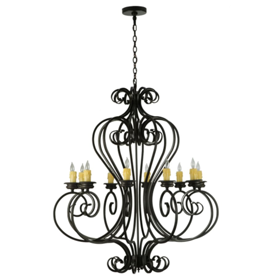 Meyda Tiffany Fernando 10 Light 42" Wide Taper Candle Style Chandelier