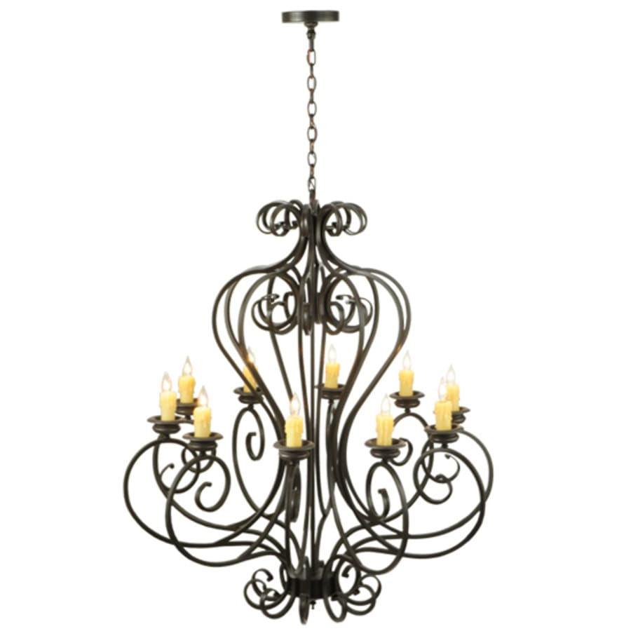 Meyda Tiffany Fernando 10 Light 42" Wide Taper Candle Style Chandelier