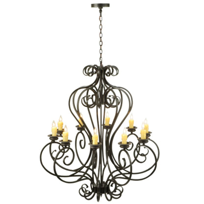 Meyda Tiffany Fernando 10 Light 42" Wide Taper Candle Style Chandelier