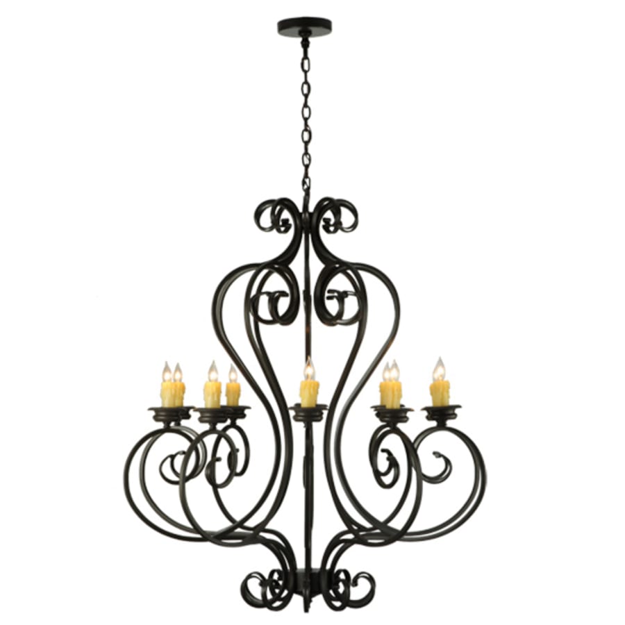 Meyda Tiffany Fernando 10 Light 42" Wide Taper Candle Style Chandelier