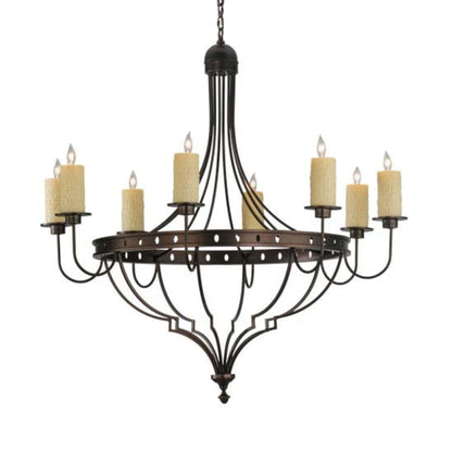 Meyda Tiffany Bottini 8 Light 48" Wide Taper Candle Style Chandelier