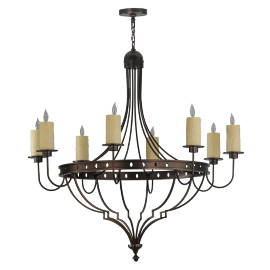 Meyda Tiffany Bottini 8 Light 48" Wide Taper Candle Style Chandelier