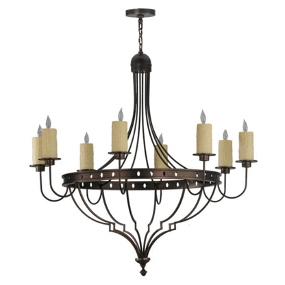 Meyda Tiffany Bottini 8 Light 48" Wide Taper Candle Style Chandelier