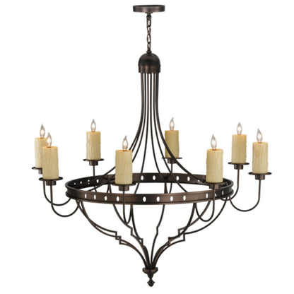 Meyda Tiffany Bottini 8 Light 48" Wide Taper Candle Style Chandelier