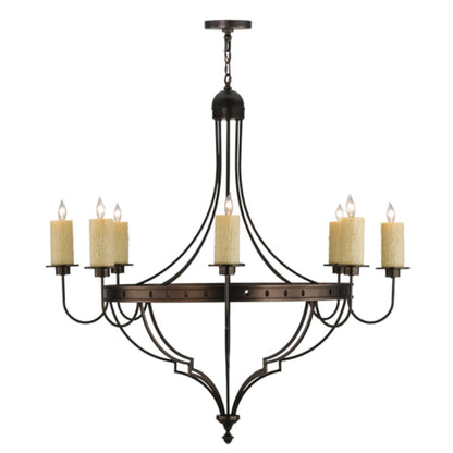 Meyda Tiffany Bottini 8 Light 48" Wide Taper Candle Style Chandelier