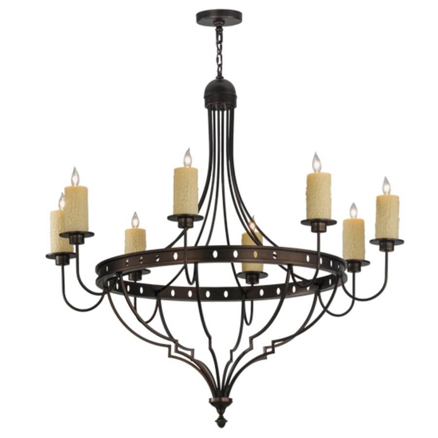 Meyda Tiffany Bottini 8 Light 48" Wide Taper Candle Style Chandelier