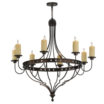 Meyda Tiffany Bottini 8 Light 48" Wide Taper Candle Style Chandelier