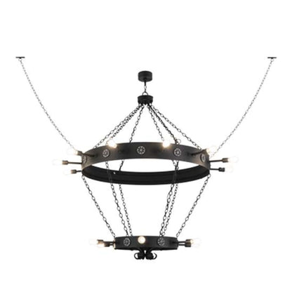 Meyda Tiffany Korset 18 Light 65" Wide Ring Chandelier