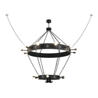 Meyda Tiffany Korset 18 Light 65" Wide Ring Chandelier