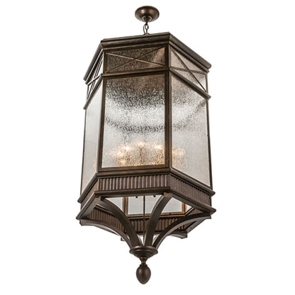 Meyda Tiffany Newquay 9 Light 36" Wide Taper Candle Pendant
