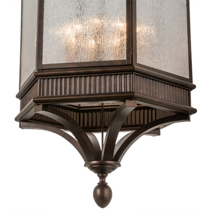 Meyda Tiffany Newquay 9 Light 36" Wide Taper Candle Pendant