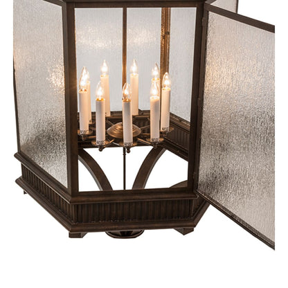 Meyda Tiffany Newquay 9 Light 36" Wide Taper Candle Pendant